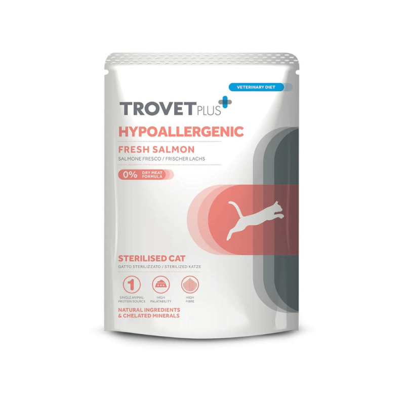 Trovet Plus Hypoallergenic Cibo Umido per Gatti Solo un giorno rimasto