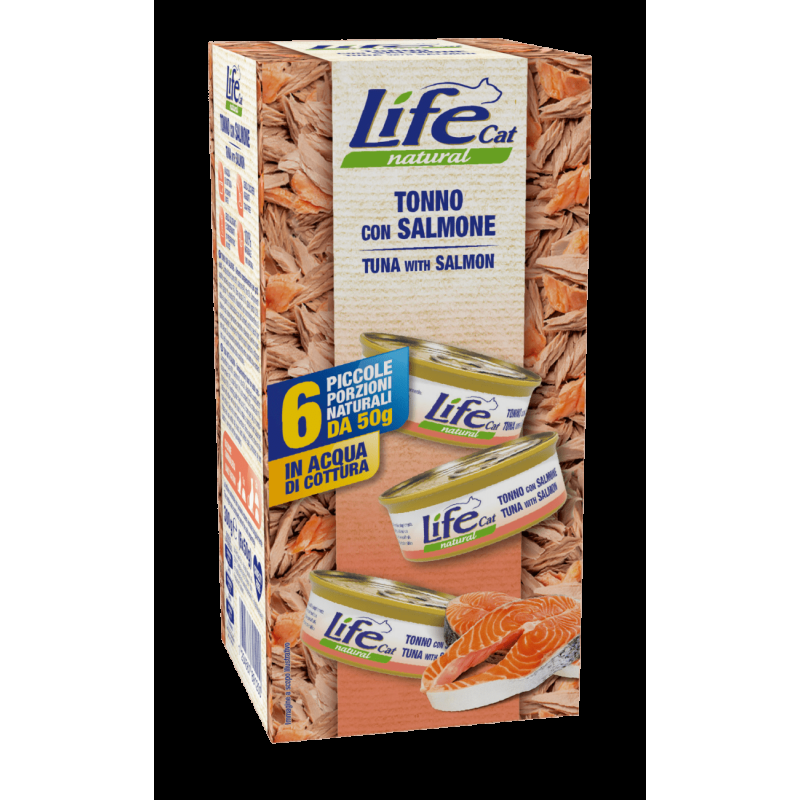 Life Cat Multipack 6x50gr Cibo Umido per Gatti Esporta salva