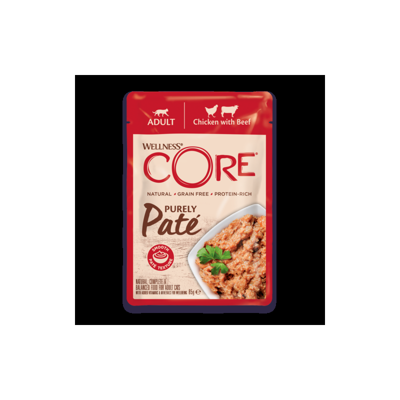 Wellness Core Purely Pate Cibo Umido per Gatti Pezzi Unici