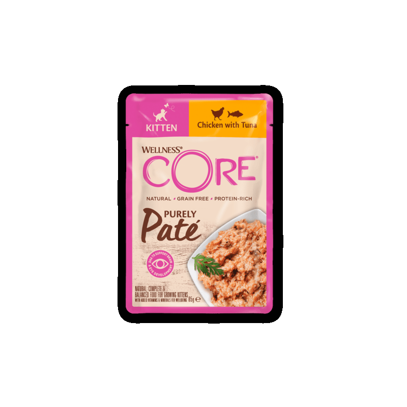 Wellness Core Purely Pate Kitten Cibo Umido per Gattini Qualità Garantita