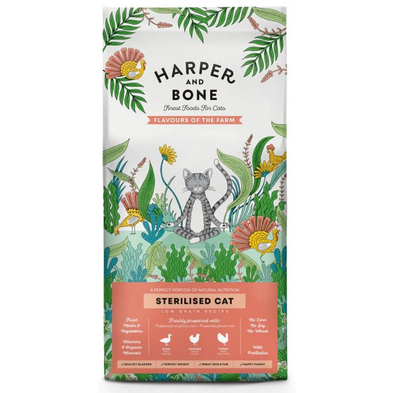 Harper and Bone Flavours of the Farm Sterilised Cat per Gatti Adulti Acquista Ora