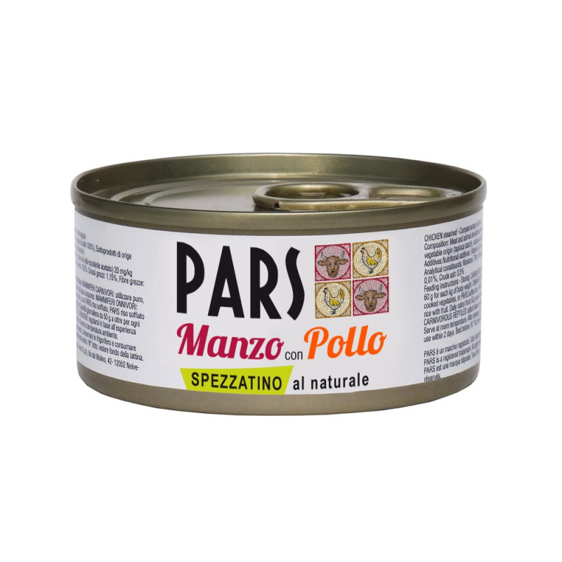 Pars Spezzatino al Naturale Cibo Umido per Gatti e Cani In Saldo
