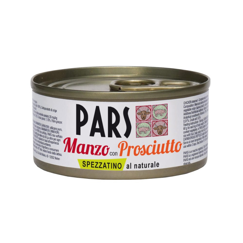 Pars Spezzatino al Naturale Cibo Umido per Gatti e Cani In Saldo