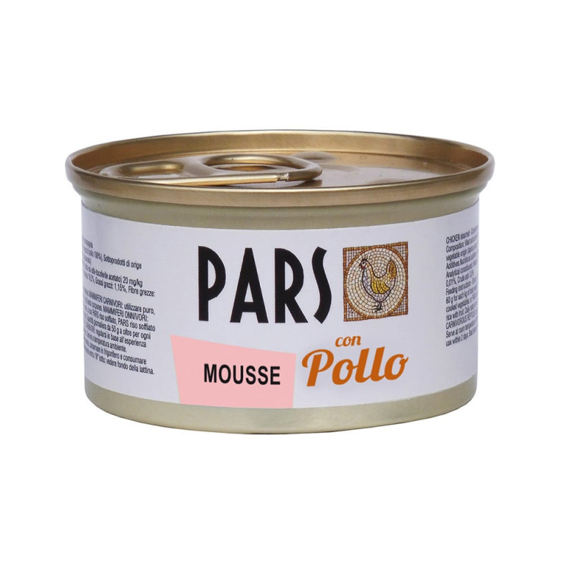 Pars Mousse Cibo Umido per Gatti e Cani Moda