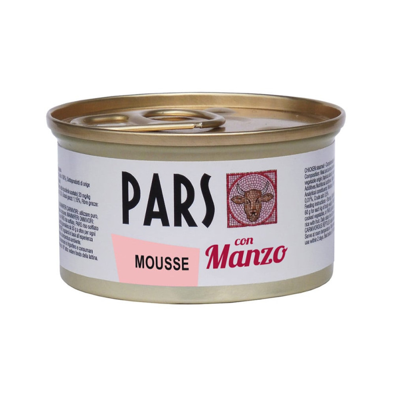 Pars Mousse Cibo Umido per Gatti e Cani Moda