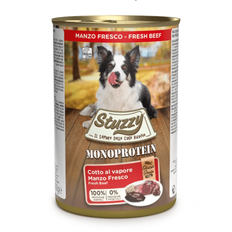 Stuzzy Monoprotein Cibo Umido per Cani Offerta esclusiva