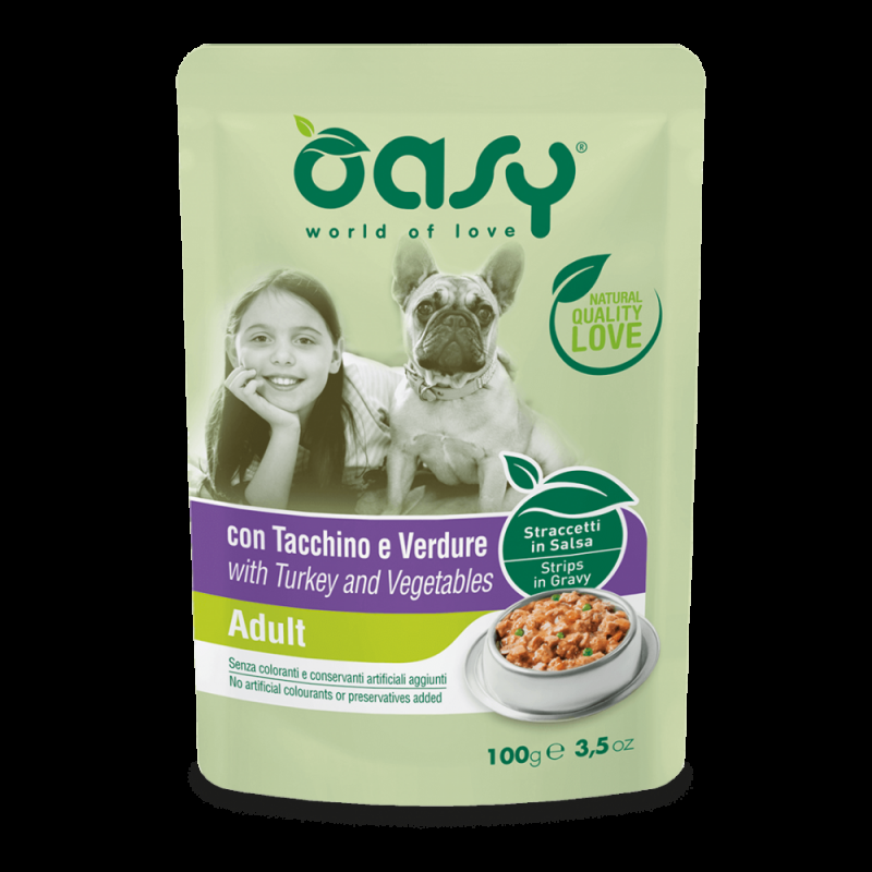 Oasy Straccetti in Salsa per Cani Adulti Vendite stagionali