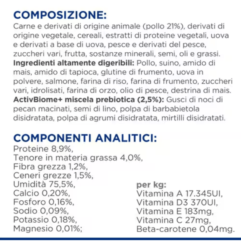 Hill's Prescription Diet Gastrointestinal Biome Cibo Umido per Gatti Offerta natalizia