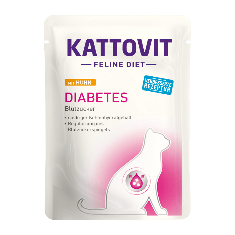 Kattovit Diabetes Cibo Umido per Gatti