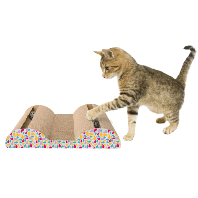 Camon Tiragraffi in Cartone con Palline per Gatti Latest fashion