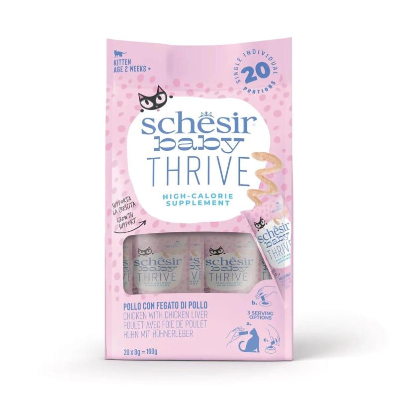 Schesir Baby Thrive Pollo con Fegato Supplemento per Gattini Super Saving Price