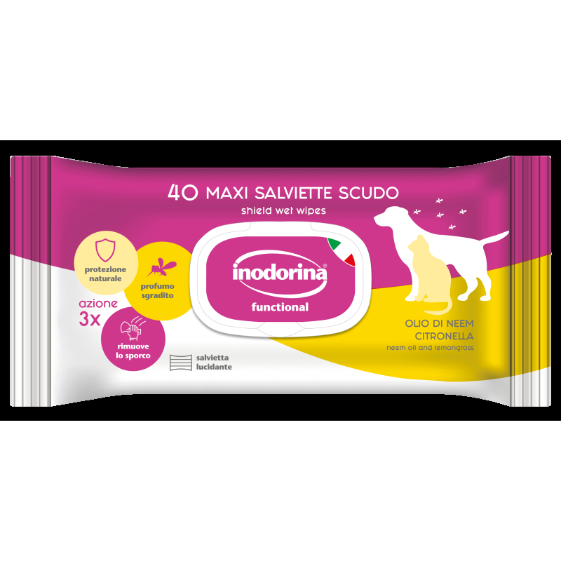 Inodorina Salviette Occhi e Orecchie per Cani e Gatti 50% di sconto per tempo limitato