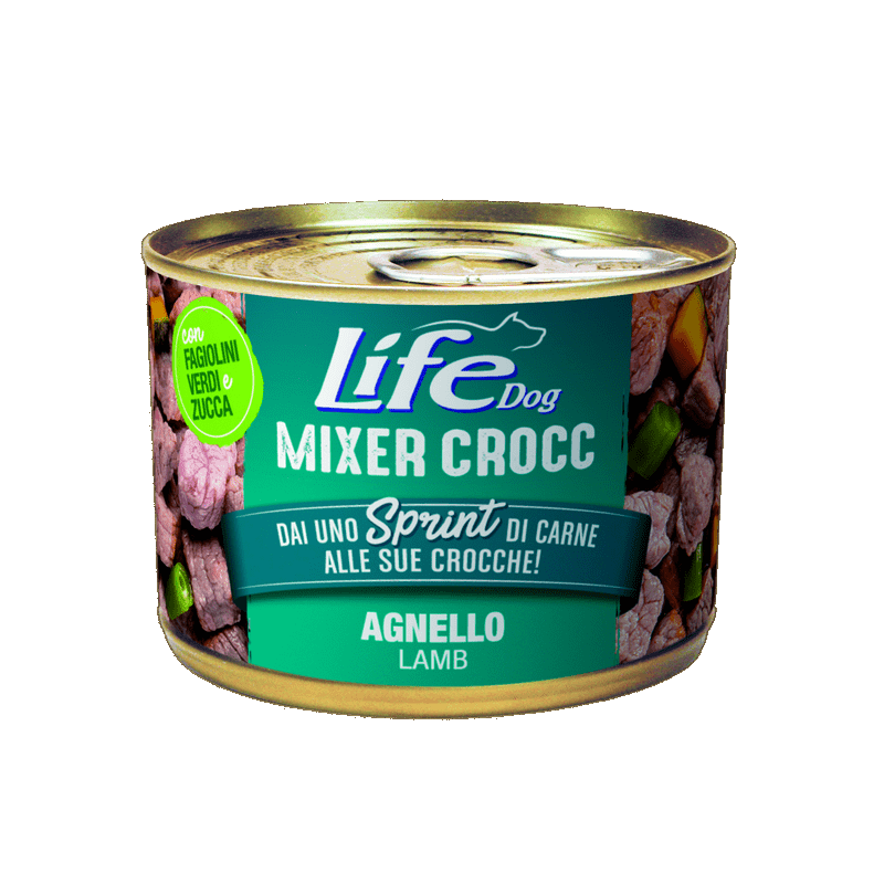 Life Dog Mixer Crocc Cibo Umido per Cani