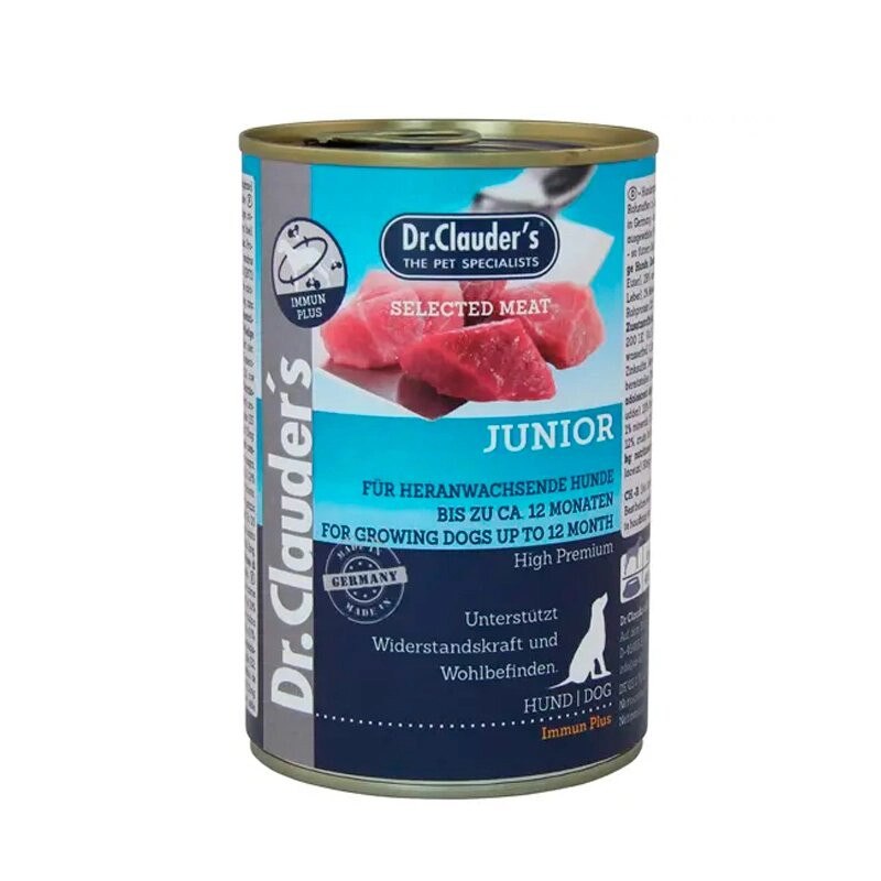 Dr.Clauders Selected Meat Junior Cibo Umido per Cuccioli Consegna Veloce
