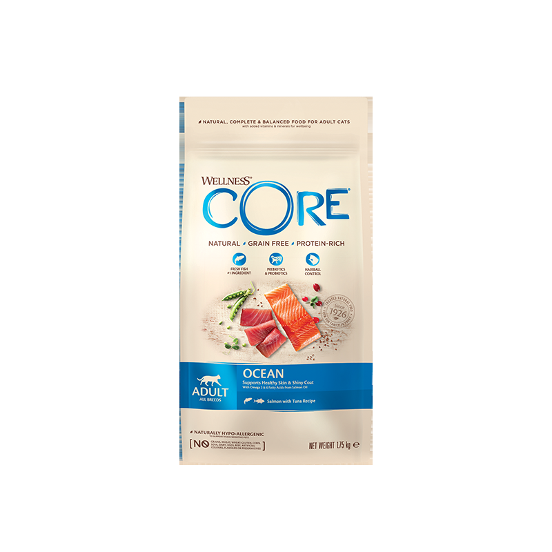 Wellness Core Adult Ocean con Salmone e Tonno per Gatti