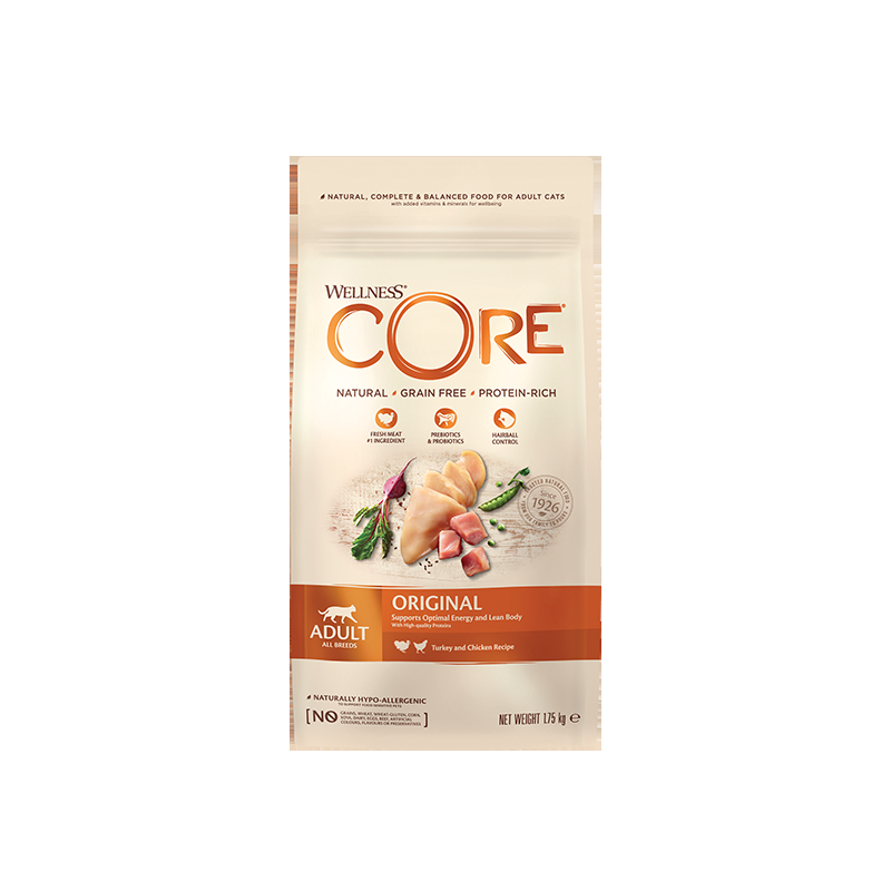 Wellness Core Adult Original con Tacchino e Pollo per Gatti