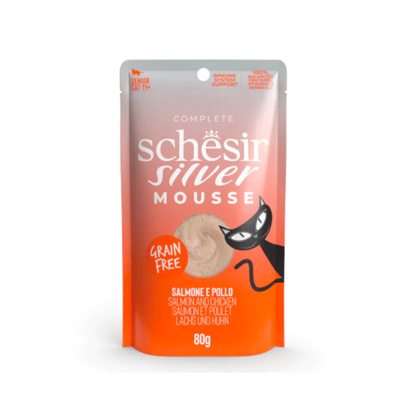 Schesir Silver Mousse Cibo Umido per Gatti Anziani Sconto
