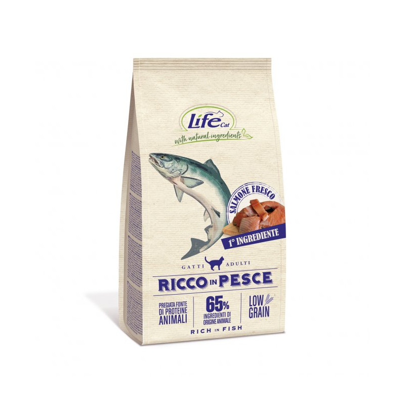 Life Cat Adult Crocchette per Gatti Adulti e Sensibili Grande vendita