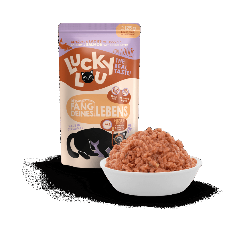 Lucky Lou Adult Cibo Umido per Gatti Adulti e Sterilizzati 16 bustine da 125 gr Flash Sale