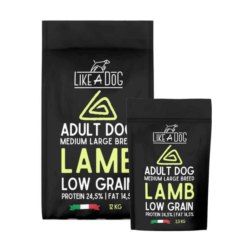 Like A Dog Low Grain Lamb Medium Large per Cani Bestseller