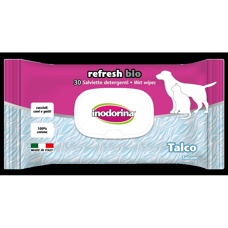 Inodorina Salviette Refresh Bio per Cani e Gatti Sconti VIP