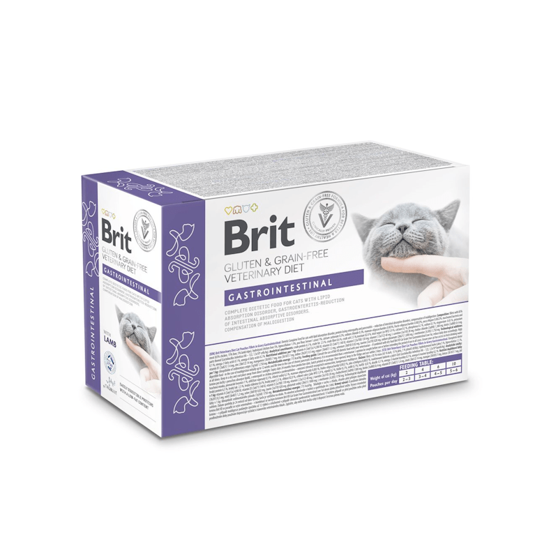Brit Veterinary Diet Gastrointestinal Cibo Umido per Gatti Ultimi tre giorni