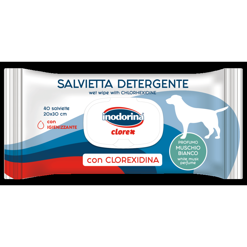 Inodorina Clorex Salviette Igienizzanti per Cani Offerta speciale della fabbrica
