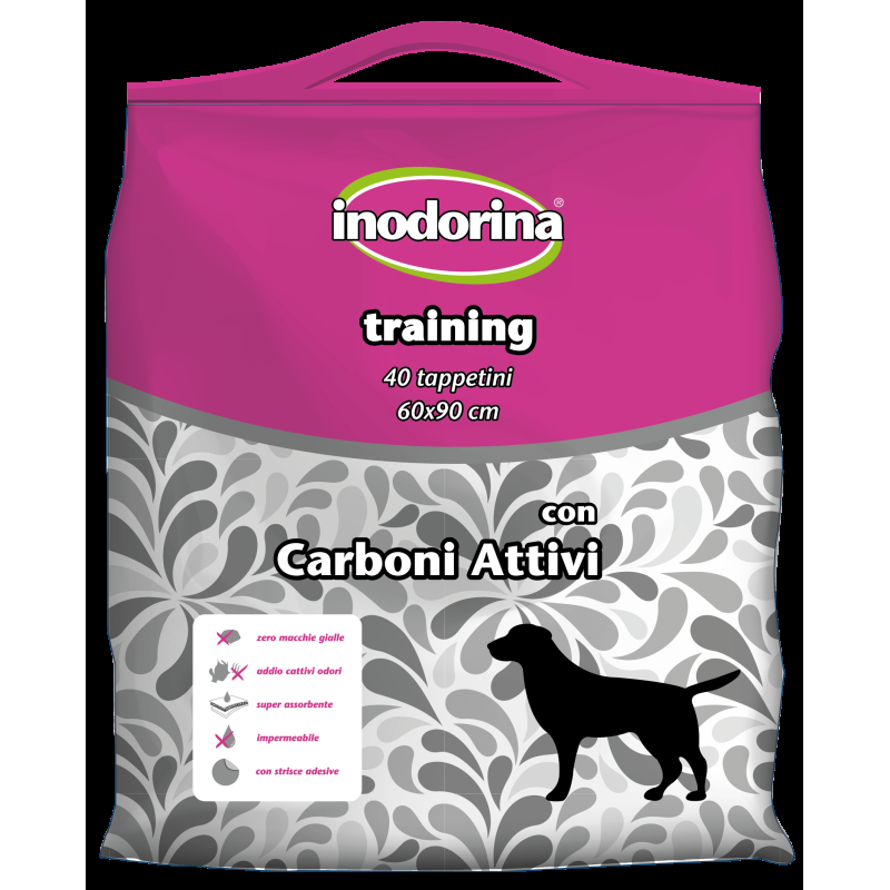 Inodorina Tappetini Igienici Carboni Attivi per Cani Fino al 55% di sconto