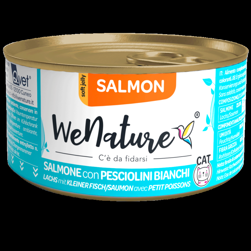 WeNature Salmon Cibo Umido per Gatti Duty-free