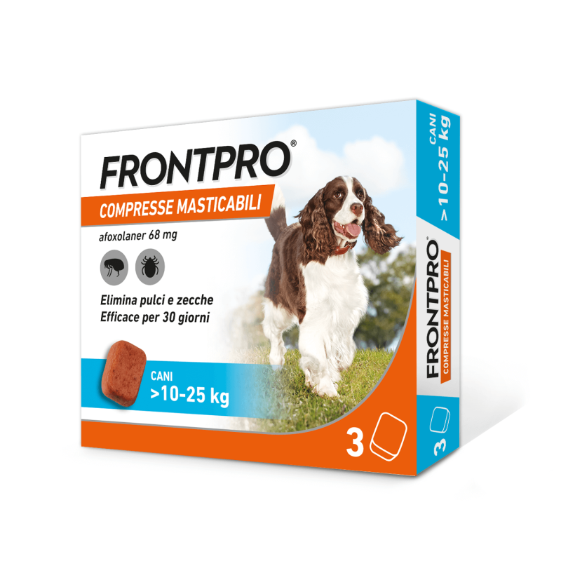 Frontpro Compresse Masticabili per Cani Soddisfazione Garantita