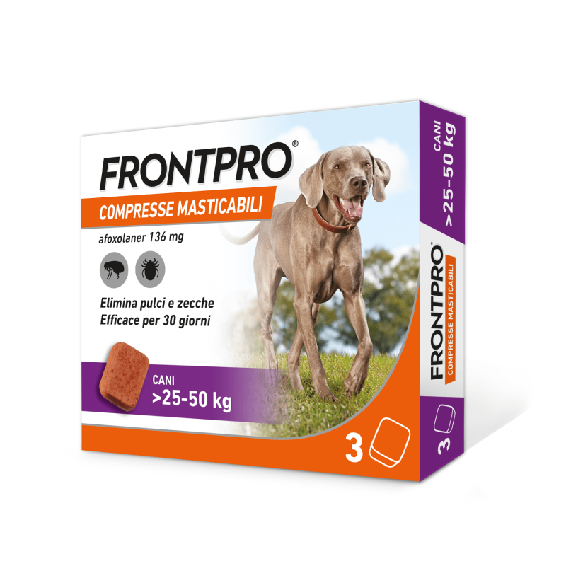 Frontpro Compresse Masticabili per Cani Soddisfazione Garantita