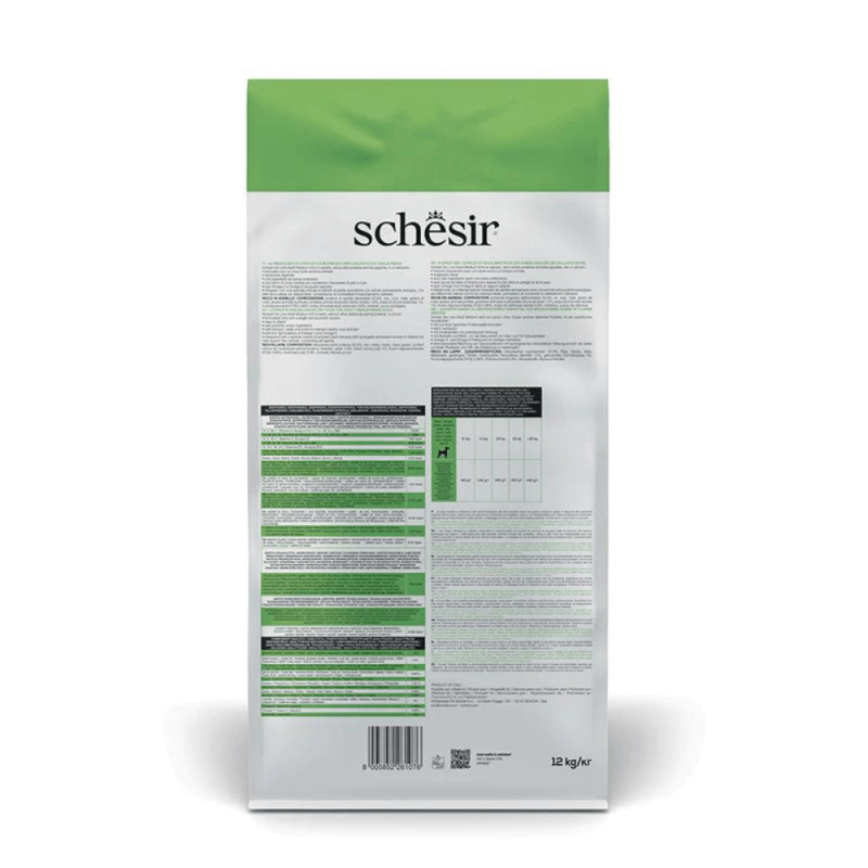 Schesir Dog Medium Adult con Agnello per Cani Presa
