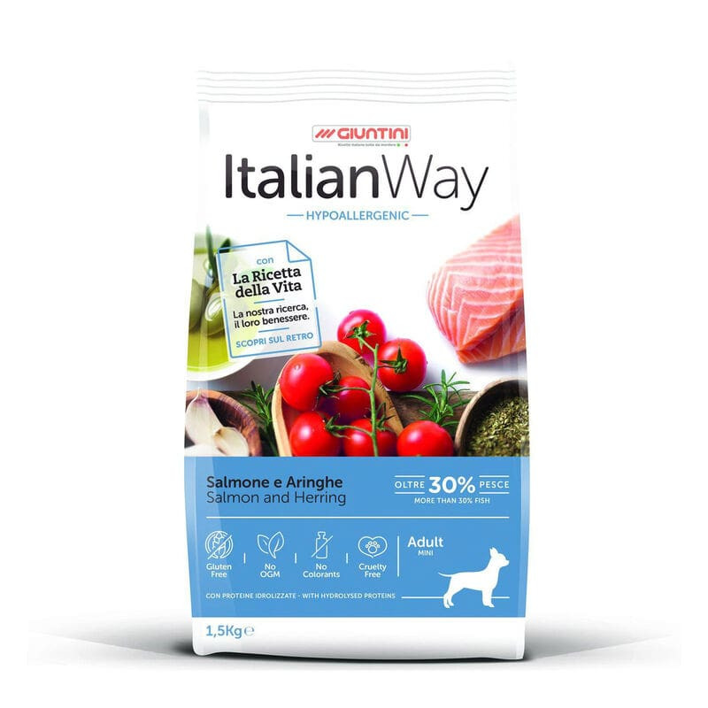 ItalianWay Hypoallergenic Mini Salmone e Aringhe per Cani In Vendita