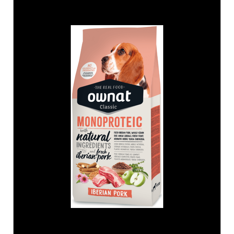 Ownat Classic Monoproteic Iberian Pork per Cani Grande vendita