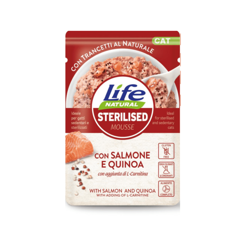 Life Cat Natural Sterilised Cibo Umido per Gatti Online Outlet