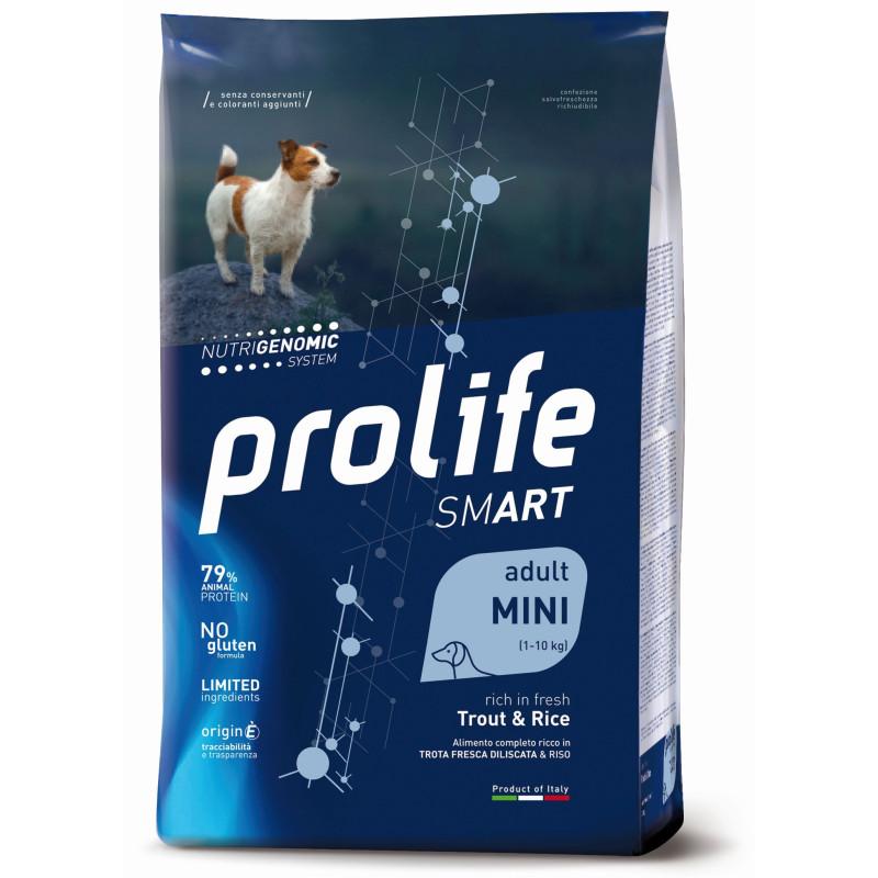 Prolife Smart Adult Mini con Trota e Riso per Cani Qualità Garantita