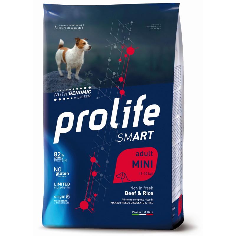 Prolife Smart Adult Mini con Manzo e Riso per Cani