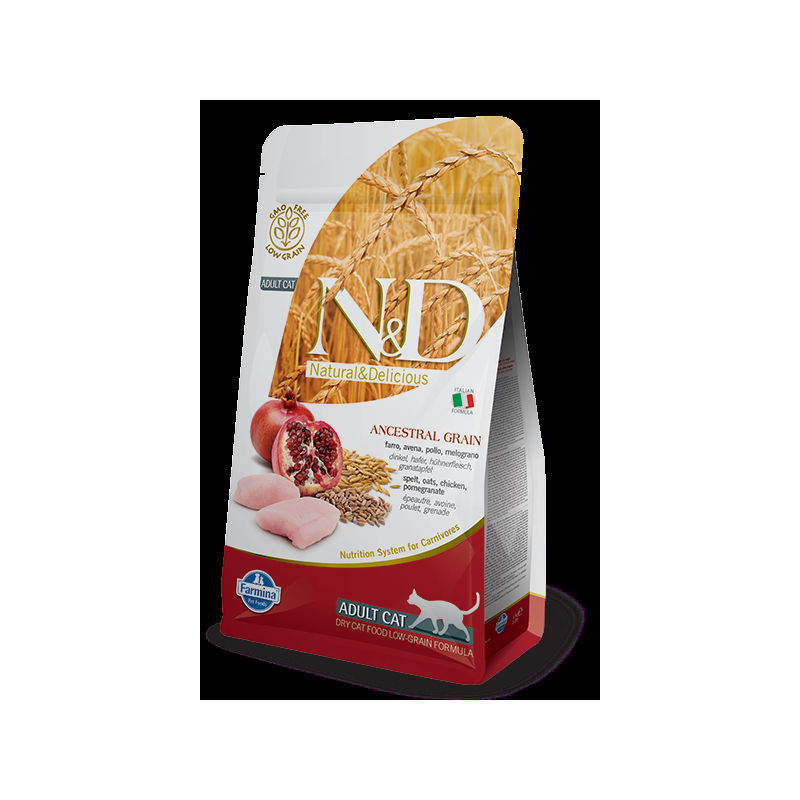 Farmina N&D Ancestral Grain Adult con Pollo e Melograno per Gatti Flash Sale