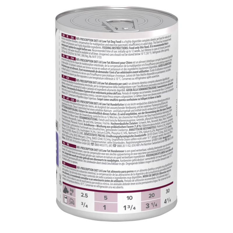 Hill's Prescription Diet i/d Low Fat Cibo Umido per Cani Enormi sconti