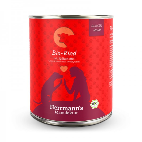Herrmann's Classic Manzo Bio con Patate Dolci per Cani Latest fashion