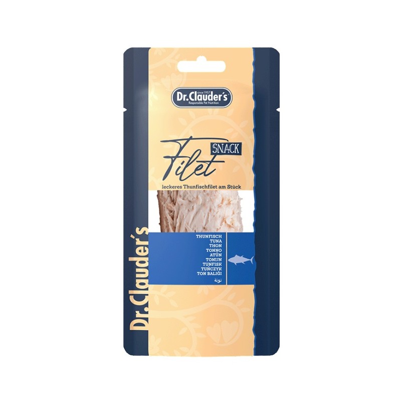 Dr Clauder’s Snack Filetti di Tonno Per Cani e Gatti Fino al 55% di sconto