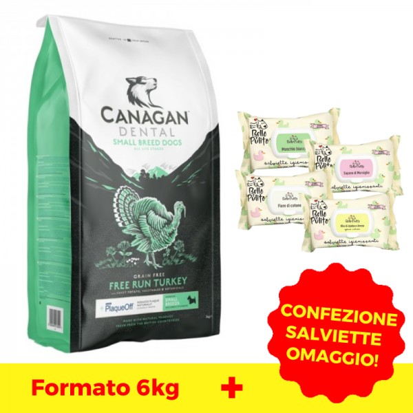 Canagan Free Run Turkey Dental Small Breed per Cani Italia