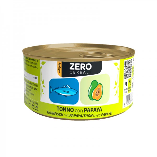 WeNature Zero Cereali Tonno con Papaya al Vapore per Gatti Promozione Limitata