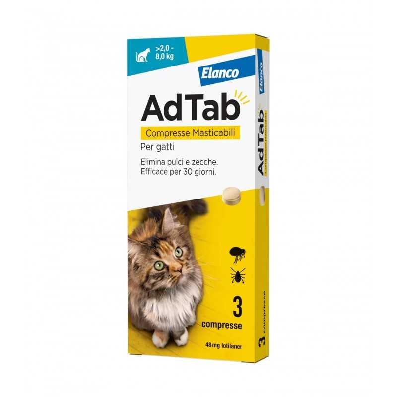Elanco Adtab Compresse Masticabili per Gatti Economico