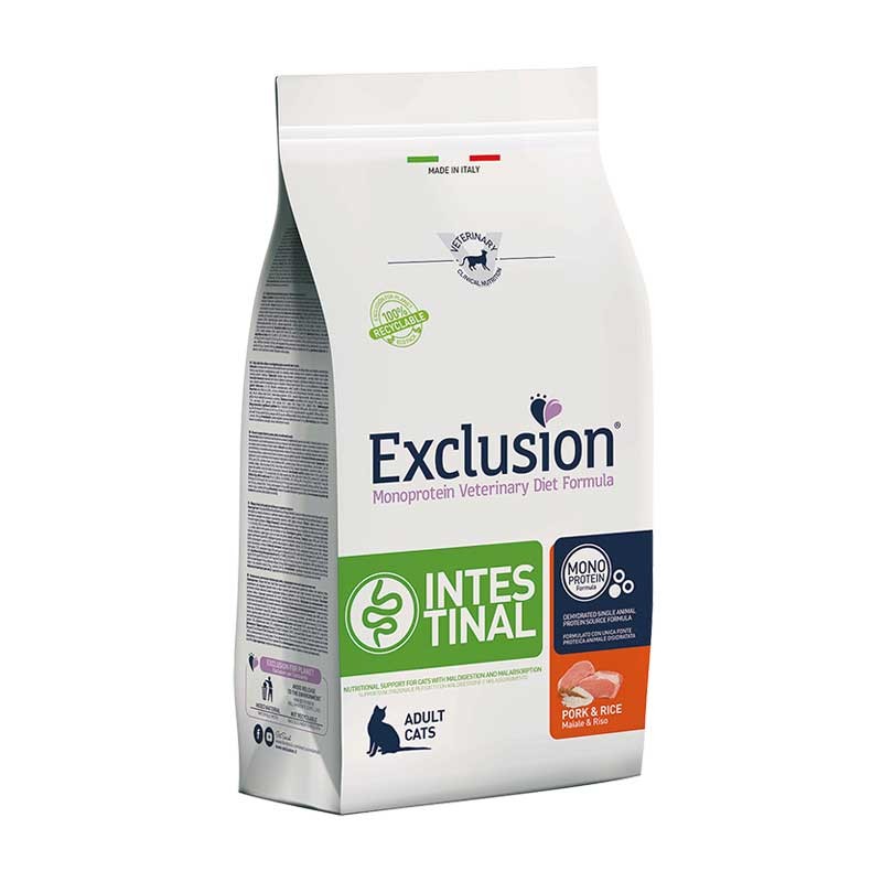 Exclusion Diet Intestinal Maiale e Riso per Gatti In Vendita