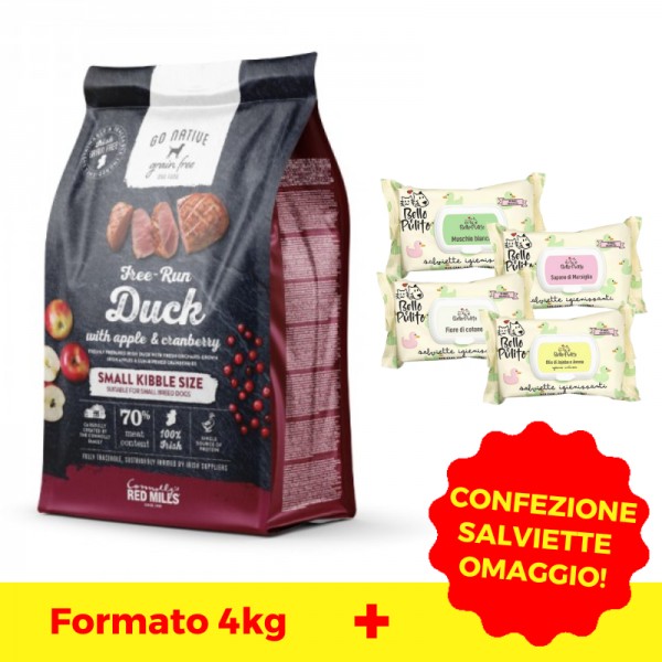 Go Native Small Breeds Anatra Mela e Mirtillo Rosso Flash Sale