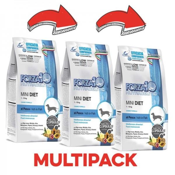 Forza10 Mini Diet Low Grain al Pesce Comprane uno, ottenene uno gratis
