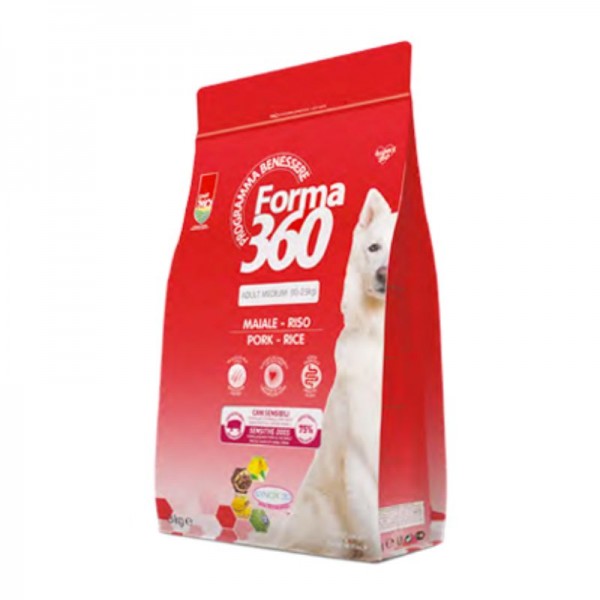 Forma360 Medium Adult Maiale e Riso Per Cani Outlet