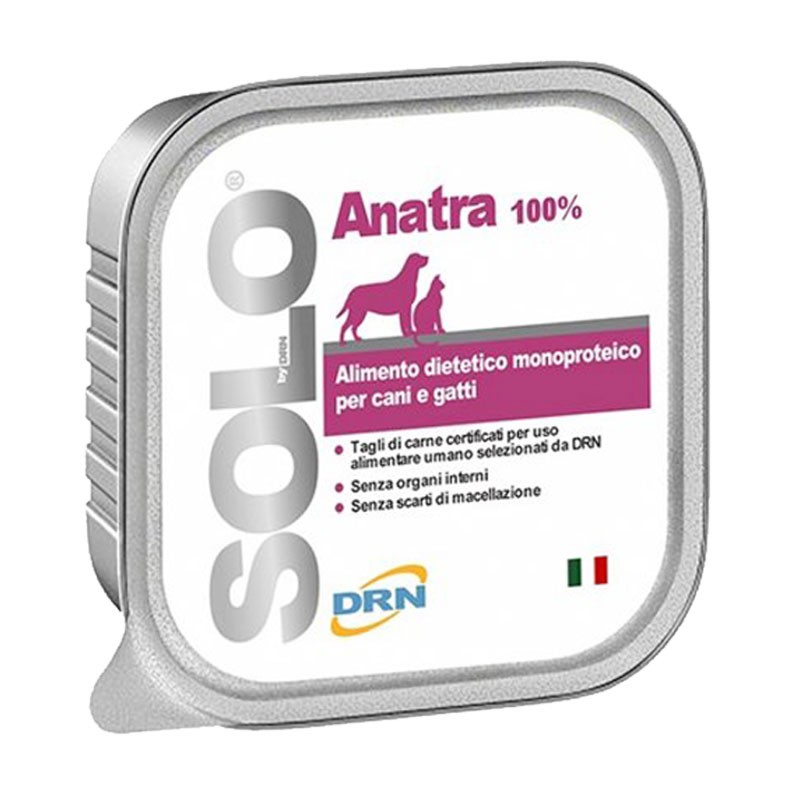 DRN Solo Anatra Umido per Cani e Gatti