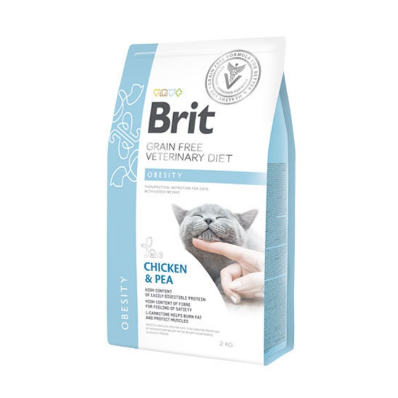 Brit Veterinary Diet Obesity Pollo e Piselli per Gatti Enormi risparmi